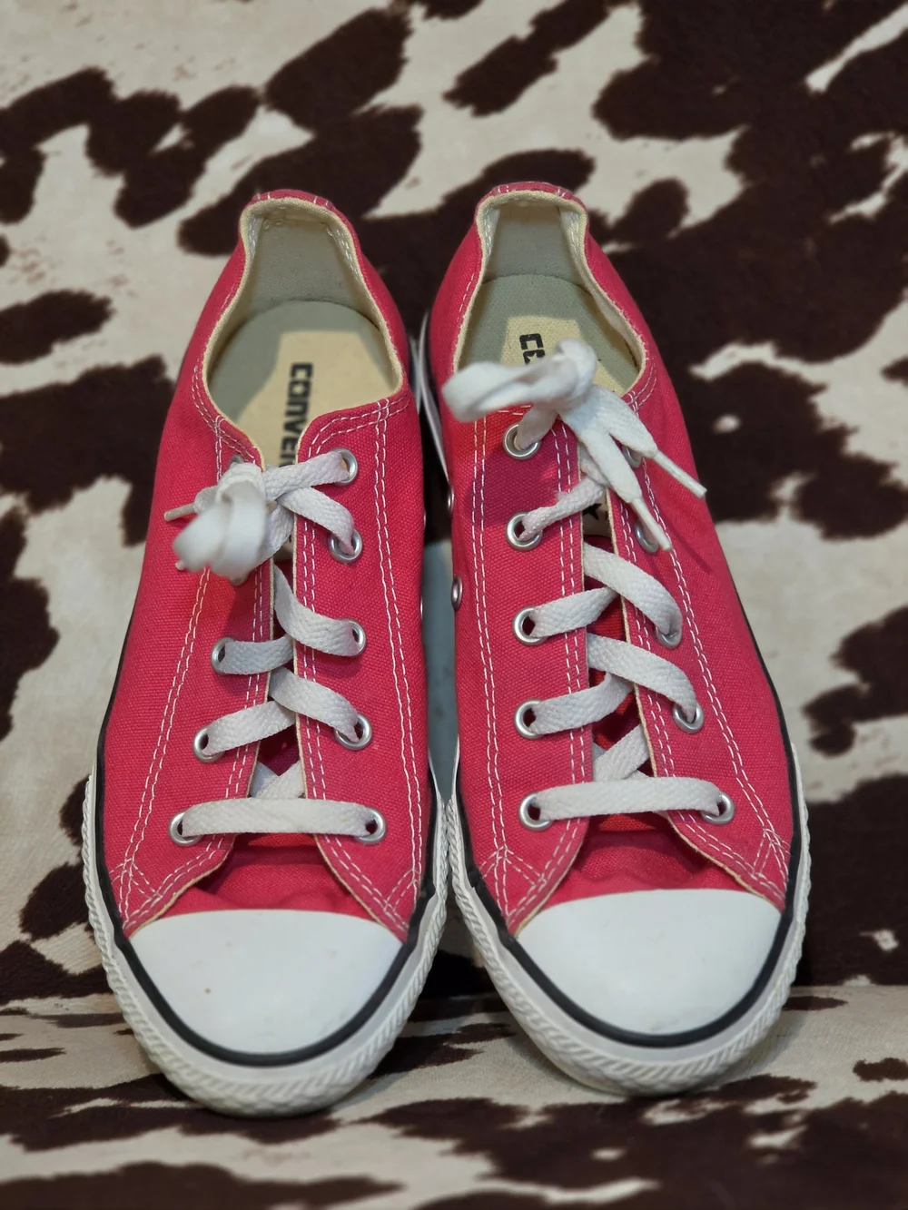 Converse Kids Hot Pink Low Top All Star Sneakers